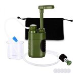 Purificateur d'eau de camping, filtre de survie en milieu sauvage, filtre a eau potable, outil de survie ...