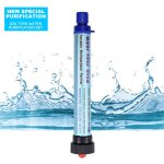 Purificateur d'eau d'ext�rieur, filtre a paille, pour camping, randonn�e, survie d'urgence, portable, ...