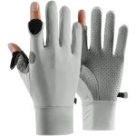 Qxer - gants en soie glace, gants d't anti - uv, antidrapants, respirants, 2 coupures de doigts, ...
