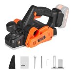 Rabot electrique sans fil - vevor - largeur de coupe 82, 55 mm, profondeur de coupe 2 mm, 16500 tr / ... Rabot electrique sans fil - vevor - largeur de coupe 82, 55 mm, profondeur de coupe 2 mm, 16500 tr / ...