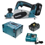 Rabot sans fil 82mm 18v 4ah makita dkp180rmj