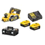 Rabot xr 18v (2x5ah) en coffret t - stak - dewalt - dcp580p2