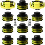 Rac118 bobine de fil de rechange pour dbroussailleuse ryobi rlt3525s, bobine double auto - alimentation ...