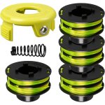 Rac118 bobine de rechange pour dbroussailleuse ryobi rlt3525s avec couvercle de bobine et ressort, 1, ...