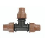 Raccord en t 16mm pour arrosage goutte  goutte et tuyau pe
