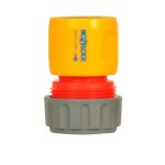 Raccord aqua stop 19mm soft grip vrac hozelock