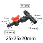 Raccords barbels pour tuyau d'arrosage, tube pe d'irrigation goutte  goutte, sparateur en t, raccord ...
