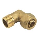Raccord a compression - coude male - per 26x34