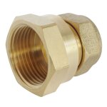 Raccord � compression laiton tc 16 - femelle 20 / 27