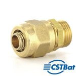 Raccord � compression m�le 3 / 8 (12 / 17) pour per Ø12 - retigripp