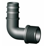 Raccord coud� m�le 20x27 pour tuyau d'arrosage bricozor