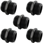 Raccord gal pe filetage mle pour lectrovannes et tuyaux d'arrosage, sachet de 5 units (1 )