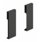 Raccord de faade pour tiroir  l'anglaise - hauteur 126 mm - anthracite hettich