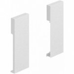 Raccord de faade pour tiroir  l'anglaise - hauteur 126 mm - blanc hettich