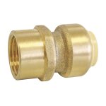 Raccord femelle  clipser pour tube cuivre ou per ou multicouche Ø16 - femelle 15 / 21 (1 / 2')
