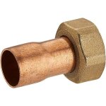 Raccord fer / cuivre 2 pices droit crou prisonnier 10 f12x17 noyon & thiebault