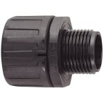 Raccord de gaine Ø int�rieur: 22. 80 mm hellermanntyton hg28 - s - pg21 166 - 21015 noir pg21 droit ...