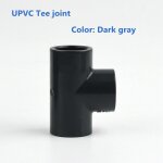 Raccords de joint de tube d'eau en pvc, biosd 20 63mm, gris foncé upvc, coude direct 90, té d'irrigation ... Raccords de joint de tube d'eau en pvc, biosd 20 63mm, gris foncé upvc, coude direct 90, té d'irrigation ...