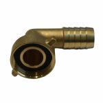 Raccord laiton coud� 1 pouce pour tuyau d'arrosage 19mm
