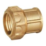 Raccord laiton droit serrage extérieur pour tube pe Ø25 mm - femelle 3 / 4 Raccord laiton droit serrage extérieur pour tube pe Ø25 mm - femelle 3 / 4