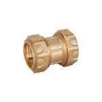 Raccord laiton manchon egal serrage extérieur pour tube pe Ø25 mm Raccord laiton manchon egal serrage extérieur pour tube pe Ø25 mm