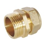 Raccord mle bicne pour tube cuivre Ø18 - mle 20 / 27 (3 / 4 )
