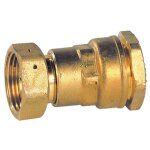 Raccord pe eau laiton �crou prisonnier 32 26x34