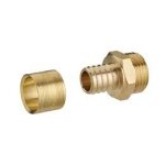 Raccord per � glissement 12 - m�le 12x17 noyon & thiebault