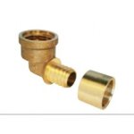 Raccord per � glissement - coude femelle - diam 16mm - filetage 15x21 boutte