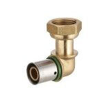 Raccord per � sertir coud� 16 - femelle ecrou libre 15x21 noyon & thiebault
