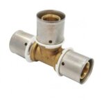 Raccord per � sertir - t� �gal - diam�tre 12 mm boutte