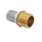 Raccord per � sertir - union m�le - diam�tre 20 mm - filetage 20x27 boutte
