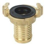 Raccord pompier laiton cannelé 3 / 4 diam 19 mm Raccord pompier laiton cannelé 3 / 4 diam 19 mm