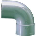 Raccord pvc gris coudé 8730 - Ø 100 mm - simple emboîture - girpi Raccord pvc gris coudé 8730 - Ø 100 mm - simple emboîture - girpi
