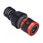 Raccord rapide arrosage avec blocage et maintien lock tuyau 15 - 19 mm cap vert Raccord rapide arrosage avec blocage et maintien lock tuyau 15 - 19 mm cap vert