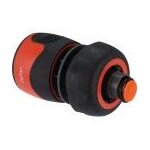 Raccord rapide stop d' arrosage gros dbit maxiflow tuyau 19 mm cap vert