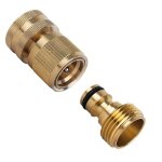 Raccord rapide pour tuyau d'arrosage en laiton massif, raccord rapide pour tuyau d'arrosage, connecteurs ...