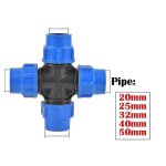 Raccord de robinet en pvc pe 20 / 25 / 32 / 40 / 50 mm, separateur d'eau, connecteur de vanne en plastique, ...