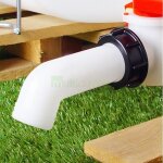 Raccord s60x6 cuve eau 1000l - prolongateur diam�tre 40 mm