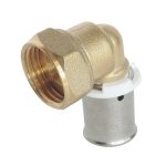 Raccord a sertir - ecrou tournant coudé 15 / 21 - per Ø16 Raccord a sertir - ecrou tournant coudé 15 / 21 - per Ø16