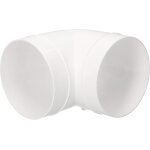 Raccord de tuyau Ø 100 mm tuyau de ventilation coud 90 plastique blanc