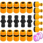 Raccord tuyau d'arrosage, 10× 1 / 2 tuyau rapides raccord, 5× double connecteur de tuyau et, 5× 3 / ... Raccord tuyau d'arrosage, 10× 1 / 2 tuyau rapides raccord, 5× double connecteur de tuyau et, 5× 3 / ...