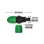 Raccords de tuyaux en pe avec bouchon d'extrémité coudé en t, raccord de réduction de 5 / 8 à 4 / 7mm, ... Raccords de tuyaux en pe avec bouchon d'extrémité coudé en t, raccord de réduction de 5 / 8 à 4 / 7mm, ...