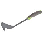 Racloir tondeuse en acier avec rev�tement antirouille, manche ergonomique bimati�re.