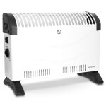 Radiateur � air chaud, 3 niveaux puissance, r�gulateur de temp�rature thermostat, 2000w, blanc, emerio, ...