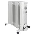 Radiateur bain d'huile 11r 2300w clatronic clatronic ra 3737 blanc