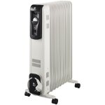Radiateur bain d'huile - kor1e9 - 20 - blanc / noir klindo