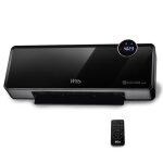 Radiateur c�ramique mural oscillant 2000w avec fa�ade en verre