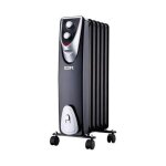 Radiateur edm black edition noir / gris 1000 w