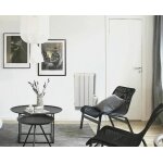 Radiateur lectrique en aluminium  inertie fluide milan 1800w, quip d'un thermostat digital programmable ...
